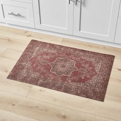 Williams Sonoma Faux Knotted Rug Comfort Mat, Red