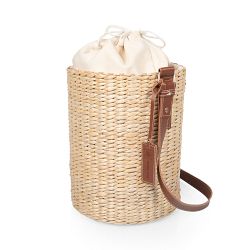 Palermo Rush Insulated Bucket Tote with Leather Straps