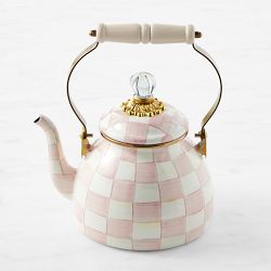 MacKenzie-Childs Rosy Check Tea Kettle, 2-Qt.