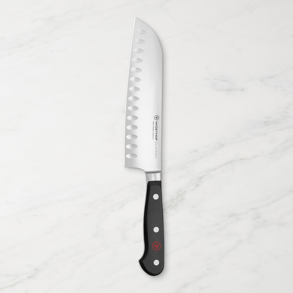 WÜSTHOF Classic Hollow-Edge Santoku Knife - 7"