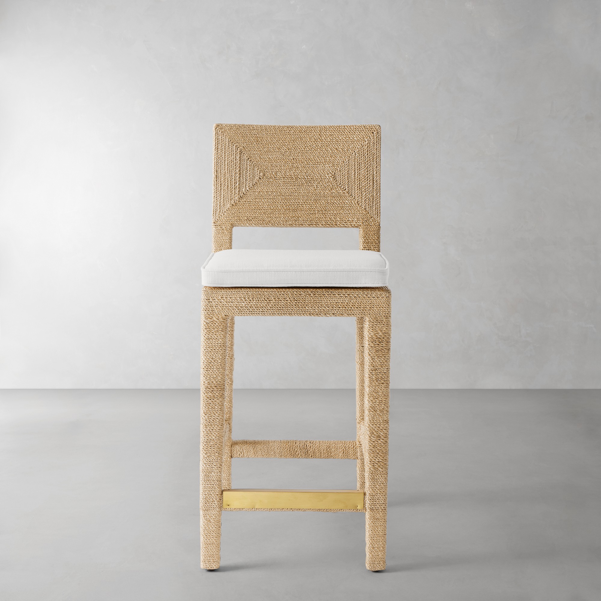Perennials Performance Basketweave, White