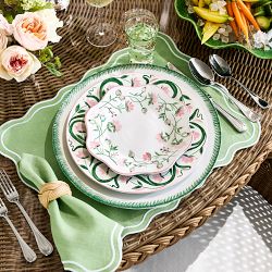 AERIN x Williams Sonoma Feathered Edge Chargers