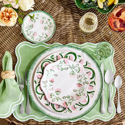 AERIN x Williams Sonoma Feathered Edge Chargers