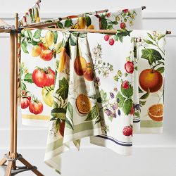 Orange Tea Towels, Set of 2
