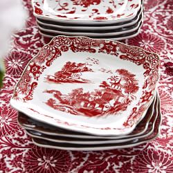 Marlo Thomas x Williams Sonoma Red Table Runner