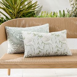 Morris &amp; Co. x Williams Sonoma Home Reversible Performance Pillow Cover, Larkspur