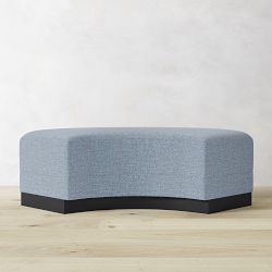 Capri Curved Backless Dining Bench