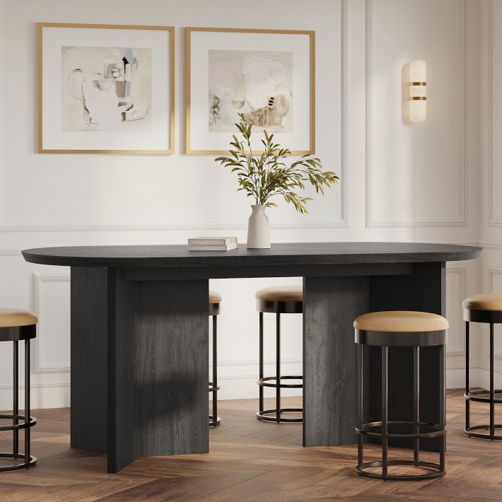 Dietrich Elliptical Counter Table | Williams Sonoma