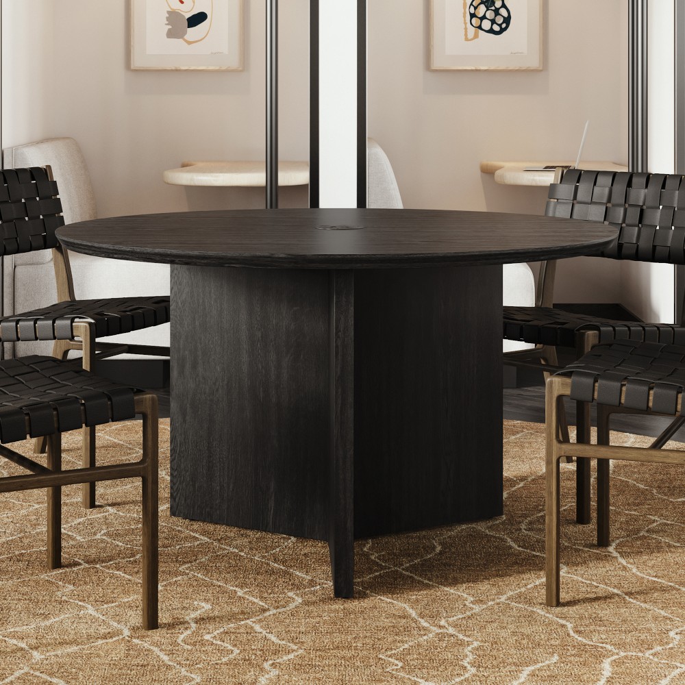 Dietrich Round Dining Height Communal Table (52") by Williams Sonoma Home