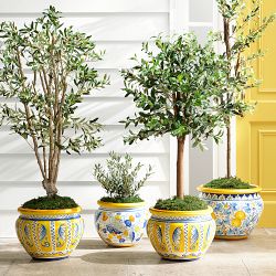 Italian Handpainted Planter, Small