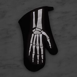 Skeleton Oven Mitt