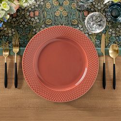 Lyngby Porcelain Rhombe Lunch Plates