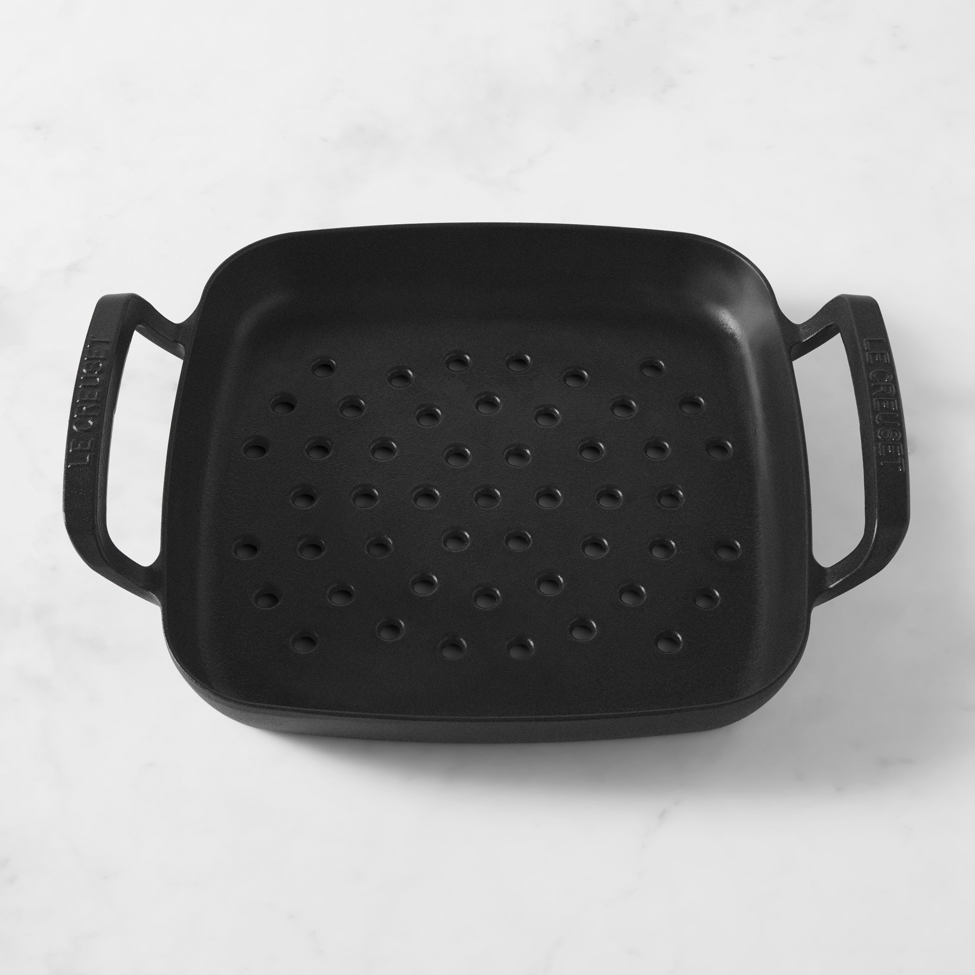 Le Creuset Alpine Outdoor Enameled Cast Iron Grill Basket, 12″ Simolary simolary.com