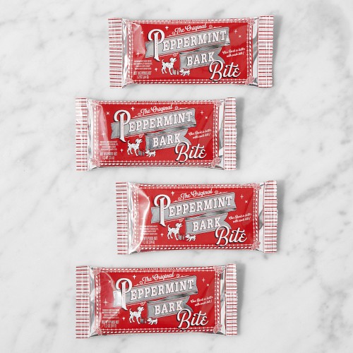 Williams Sonoma Peppermint Bark Bites, Set of 4