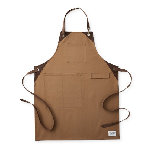 Williams Sonoma Grilling Apron, Adult, Brown