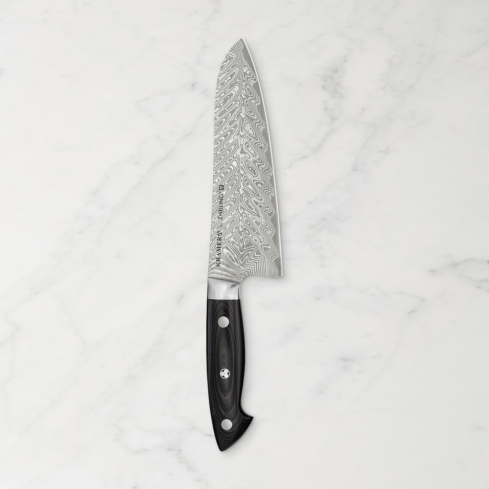 Zwilling Bob Kramer Damascus Santoku Knife, 7