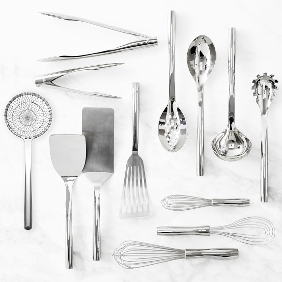 Williams Sonoma Signature Stainless-Steel Utensils, Set of 13
