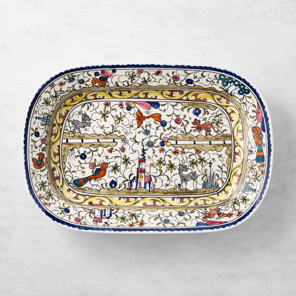 Provence Hand Painted Serving Platter - Small