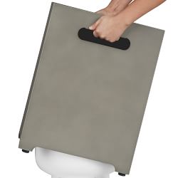 Cardona Tank Cover, Mist Grey (19.5")