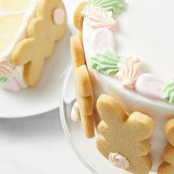 Easter Bunny Three-Layer Almond Cake, Serves 8-10