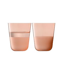 LSA Arc Contrast Tall Tumblers, 13-oz, Set of 4