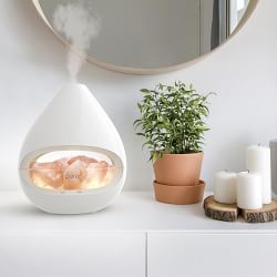 Pure Enrichment PureGlow Crystal Himalayan Salt Rock Lamp &amp; Ultrasonic Oil Diffuser