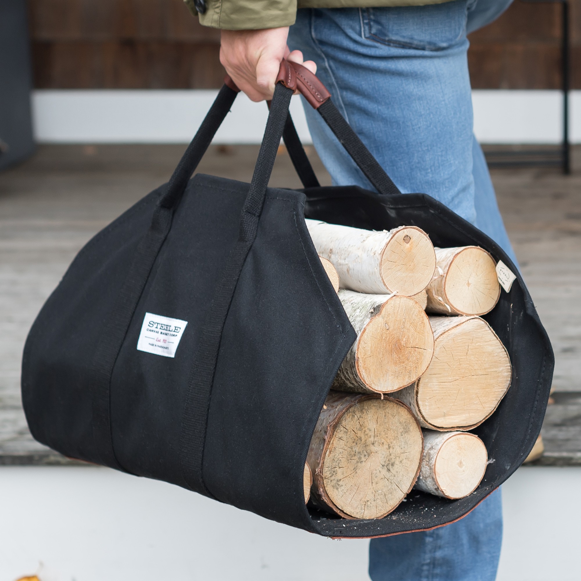 Steele Canvas Log Carrier Sansujyuku sansujyuku.com