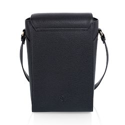 Barossa Two Bottle Leatherette Wine Tote, Black