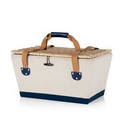 Boardwalk Picnic Basket for 4, Beige