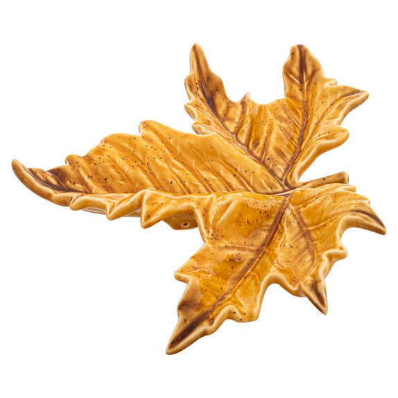 Bordallo Pinheiro Gudrun Sycamore Leaf Appetizer Plate by Williams Sonoma Home