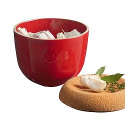 Emile Henry French Ceramic Garlic Pot