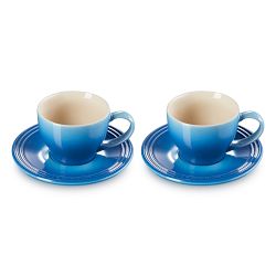 Le Creuset Cappuccino Cups &amp; Saucers, Set of 2