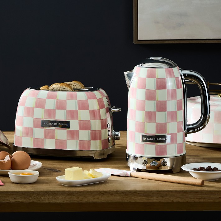 MacKenzie-Childs Rosy Check 2-Slice Toaster | Williams Sonoma