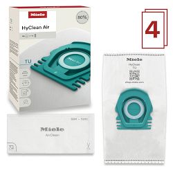 Miele HyClean Air TU Vacuum Cleaner Bags, 4 Pack