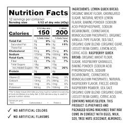 Williams Sonoma Quick Bread Mix, Lemon Raspberry