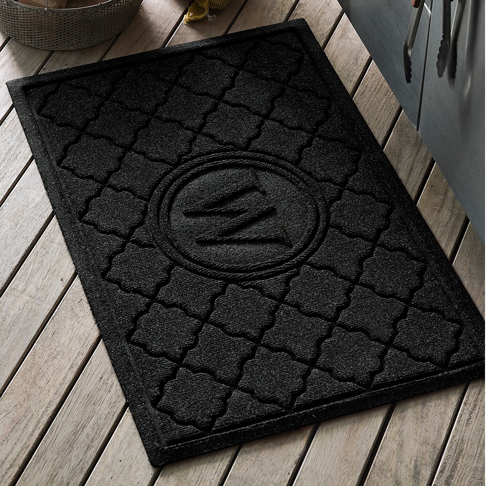 WaterHog® Bombay Commercial Grade Indoor/Outdoor Monogram Doormat