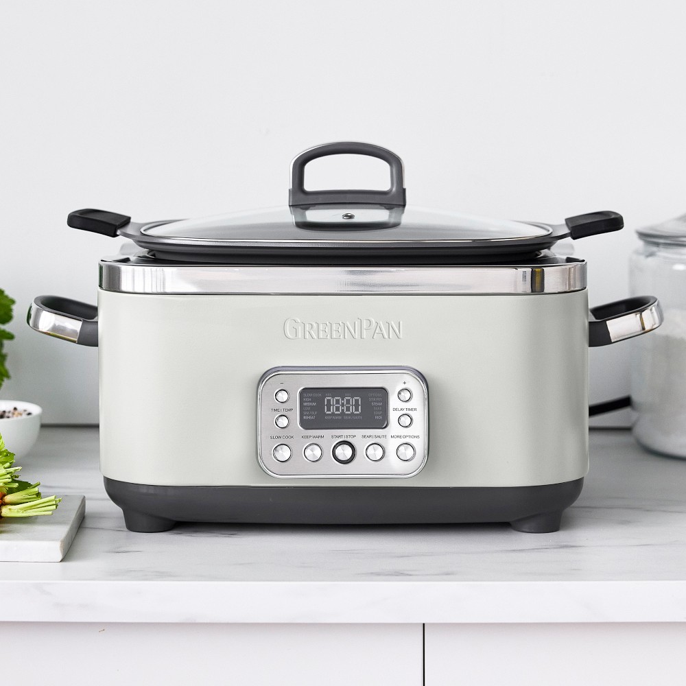 GreenPan™ Elite Slow Cooker, 6-qt - Cloud Cream, 6-qt