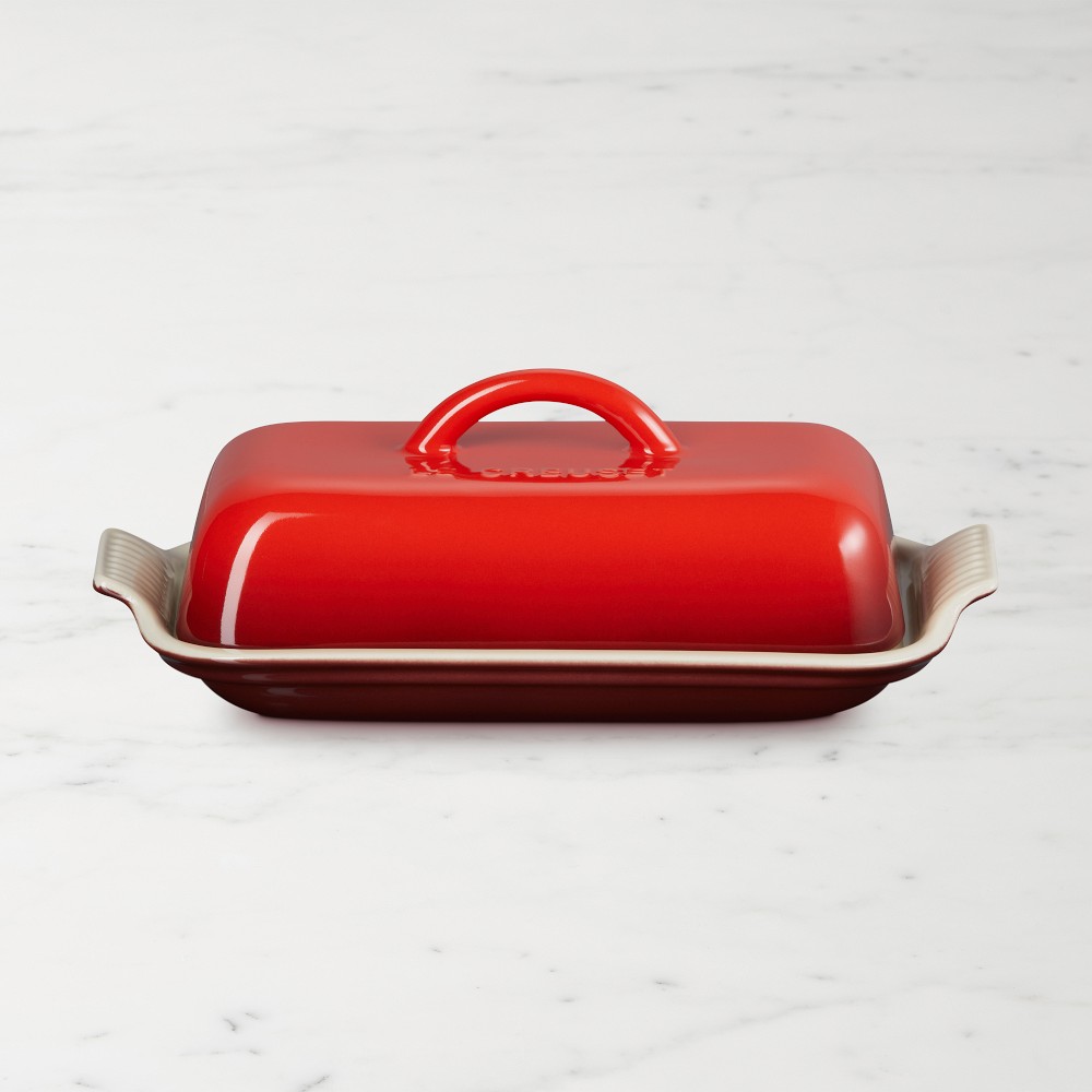 Le Creuset Heritage Butter Dish - Cerise