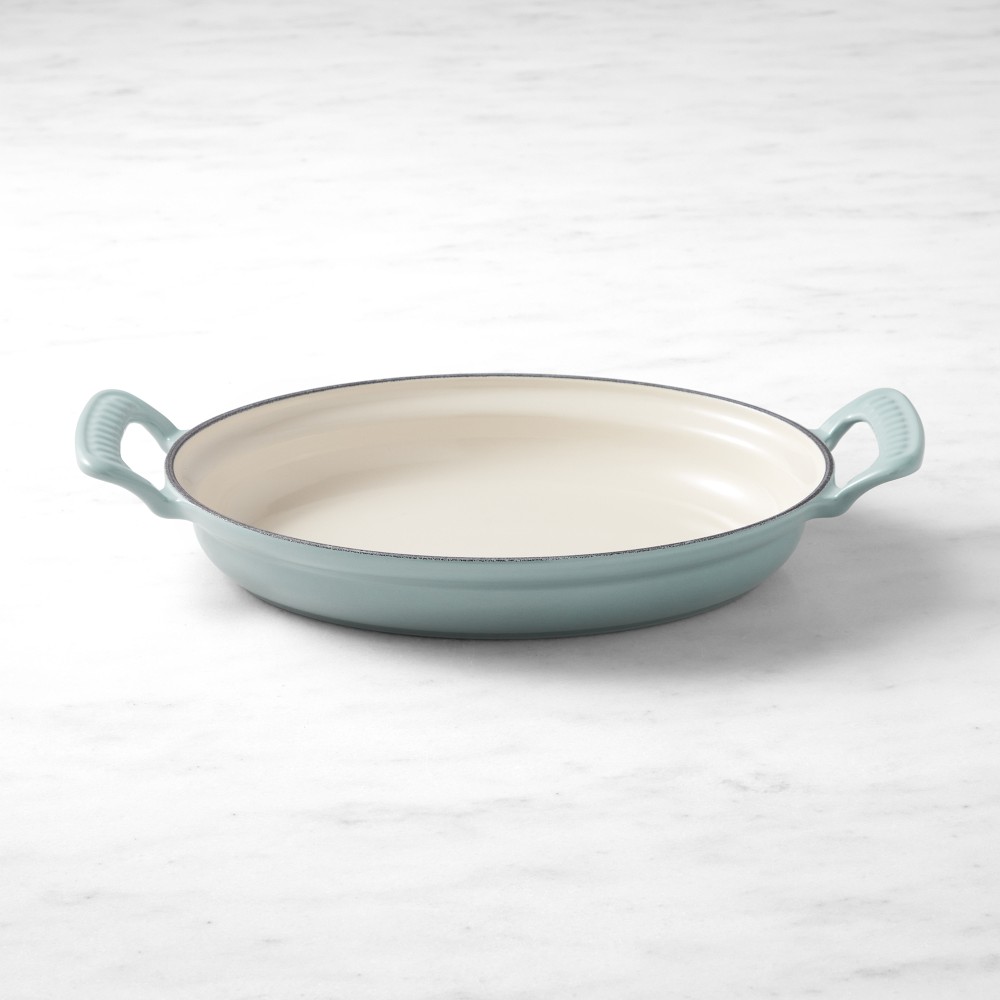 Le Creuset Modern Heritage Enameled Cast Iron Oval Gratin, 1 3/4-Qt. - 1 3/4-Qt., Sea Salt