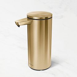 simplehuman™ Rechargeable Liquid Sensor Pump, 14-Oz., Brass