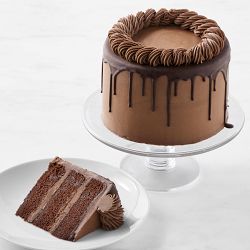 Williams Sonoma Rich Dark Chocolate Three-Layer Cake, Serves 6-8