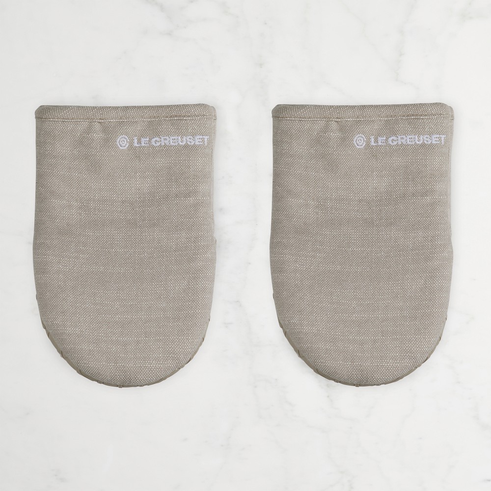 Le Creuset Mini Oven Mitts, Set of 2 - Set of 2, Sable