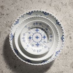 Royal Copenhagen Blue Fluted Bread &amp; Butter Plate