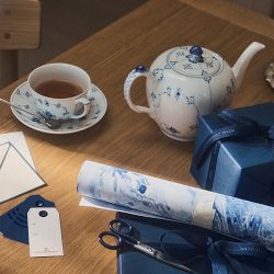 Royal Copenhagen Blue Fluted Cup &amp; Saucer