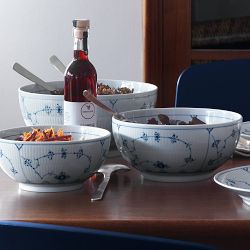 Royal Copenhagen Blue Fluted Serving Bowl