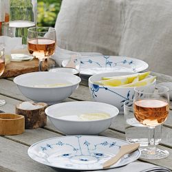 Royal Copenhagen Blue Fluted Serving Bowl