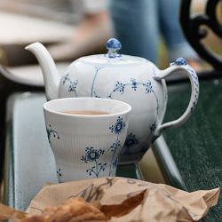 Royal Copenhagen Blue Fluted Teapot