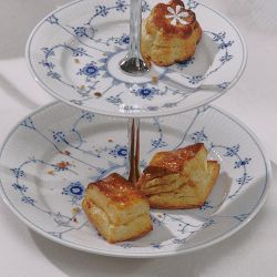 Royal Copenhagen Blue Fluted Tiered Stand