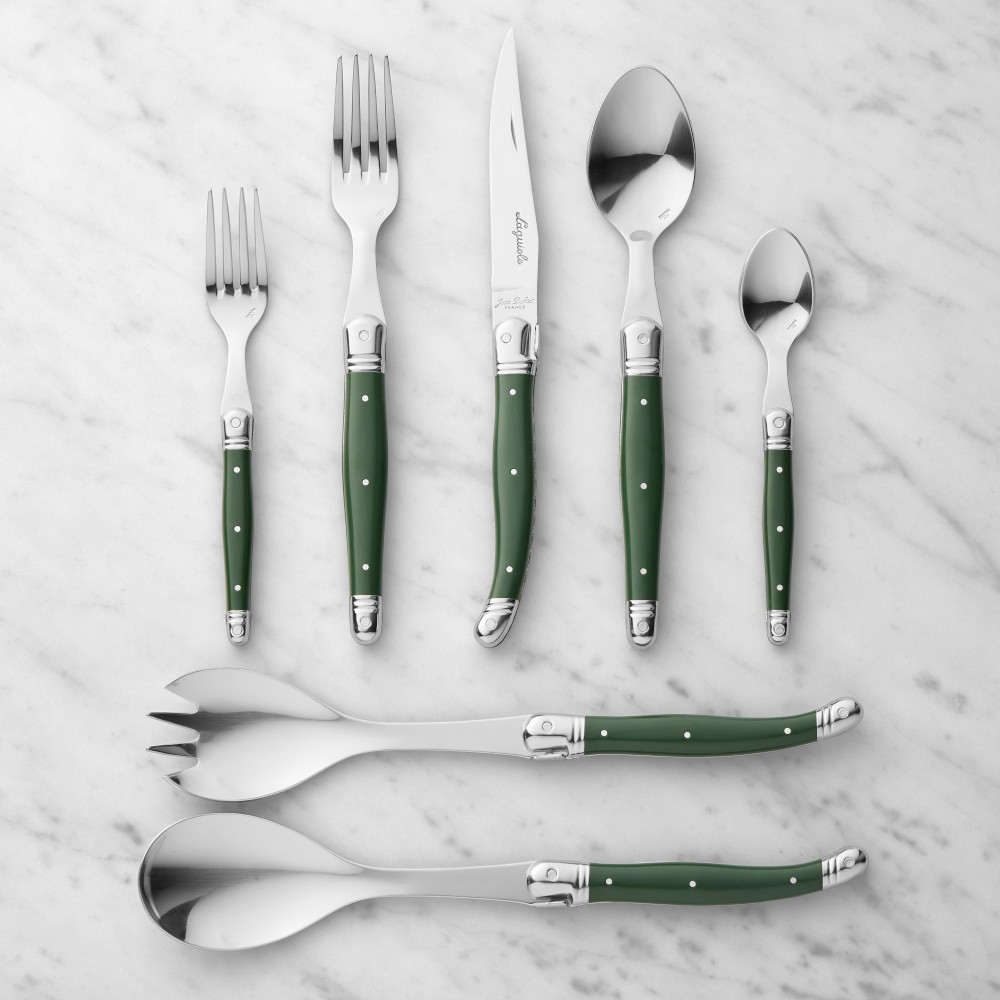 Jean Dubost Laguiole Flatware Sets - Green