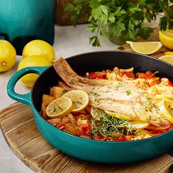 Le Creuset Enameled Cast Iron Everyday Braiser Pan, 3-Qt.